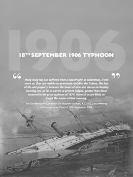 Typhoon of 1906 - A History of Hong Kong Typhoons by Michael J. Jones 