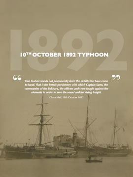 Typhoon of 1892 - A History of Hong Kong Typhoons by Michael J. Jones 